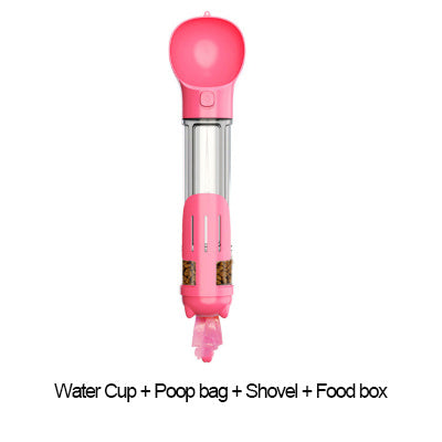 3-in-1 Portable Dog Water Bottle & Feeder