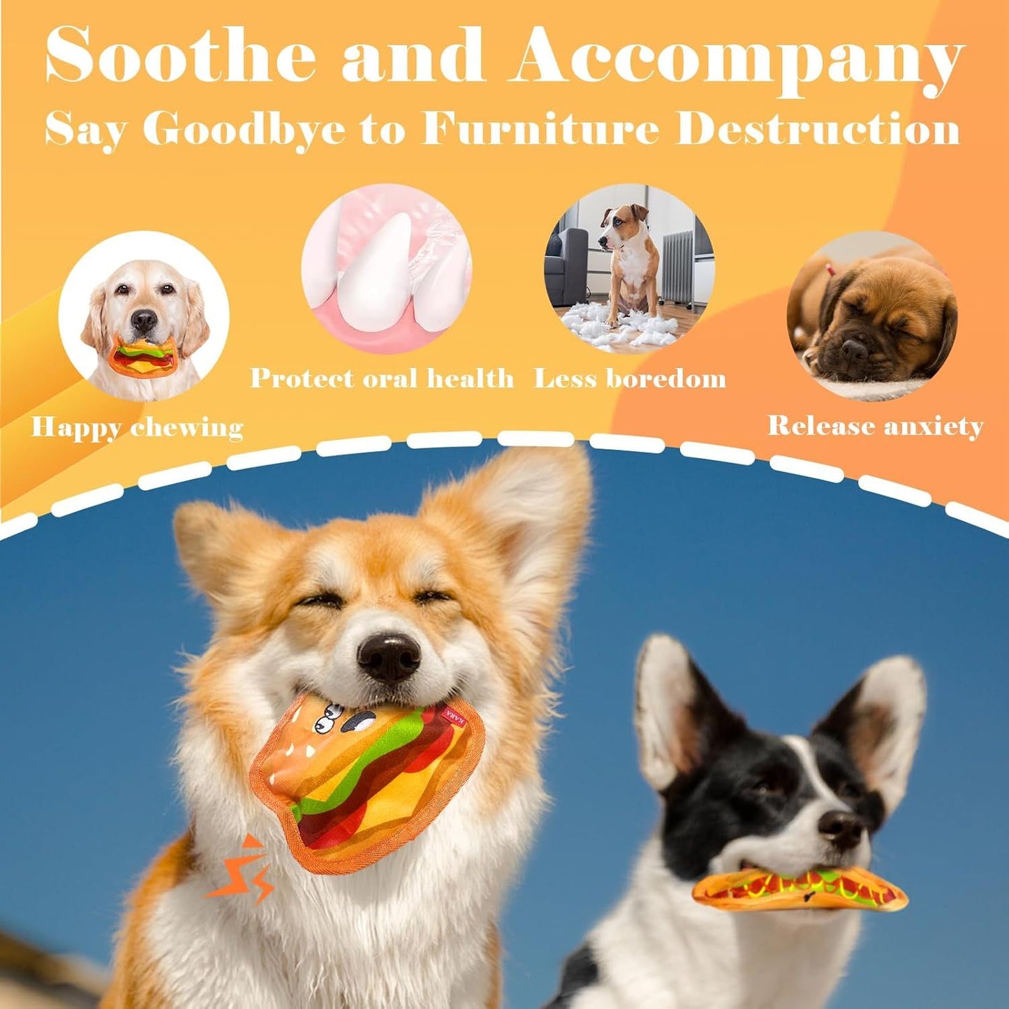 Squeaky Snack Buddies