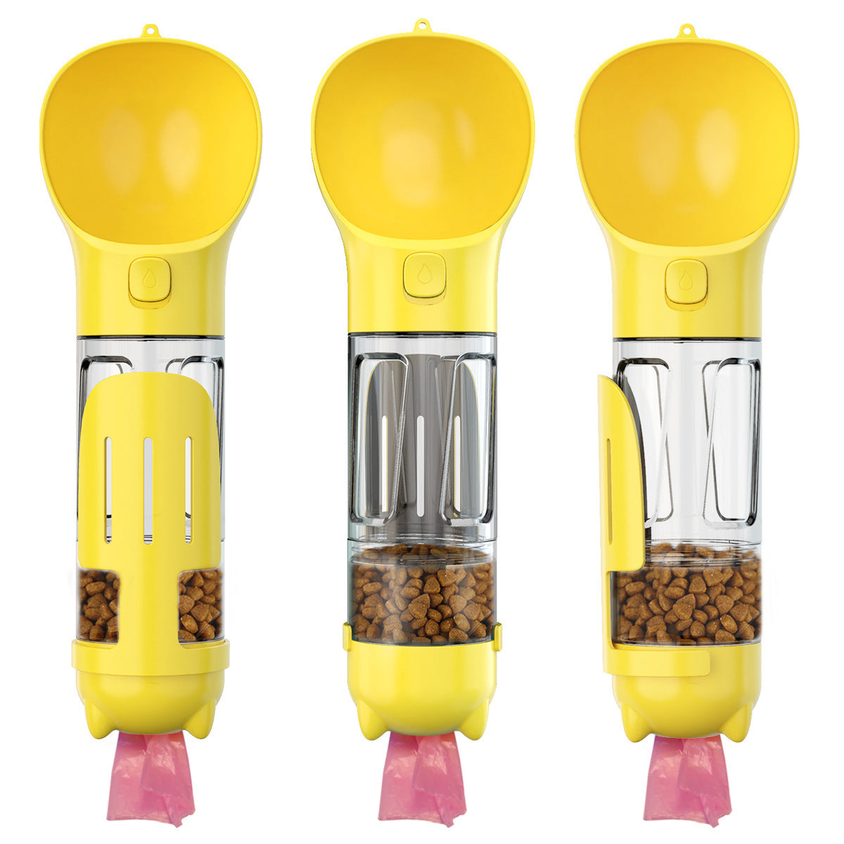 3-in-1 Portable Dog Water Bottle & Feeder