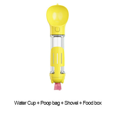 3-in-1 Portable Dog Water Bottle & Feeder