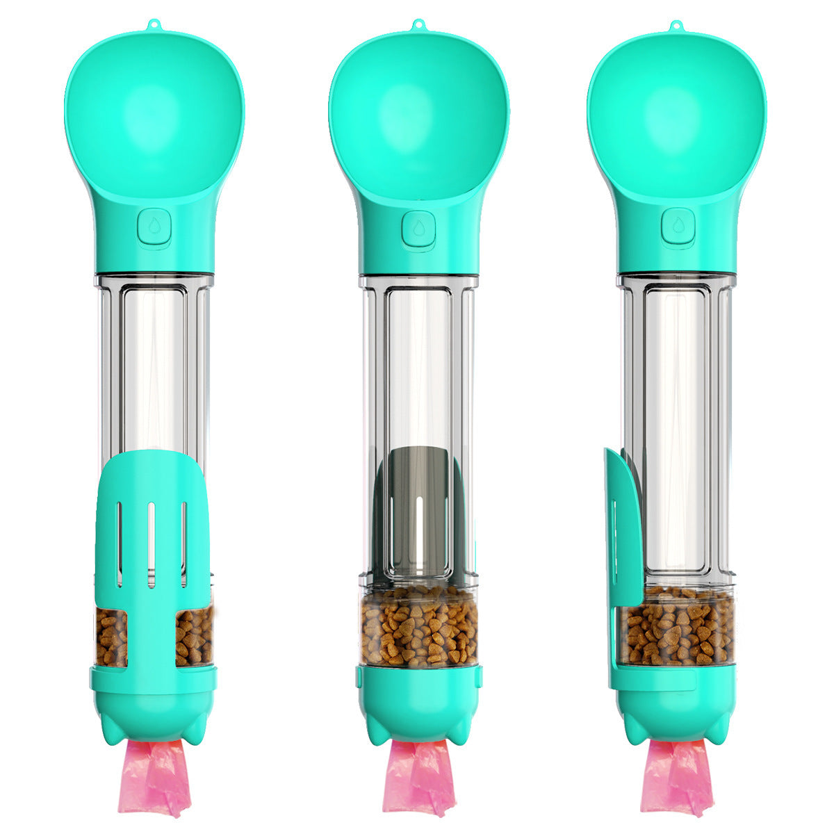 3-in-1 Portable Dog Water Bottle & Feeder