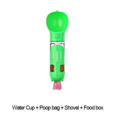 3-in-1 Portable Dog Water Bottle & Feeder