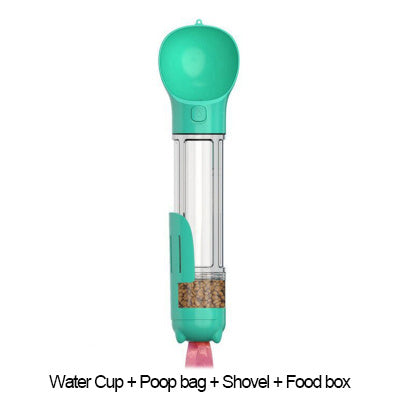 3-in-1 Portable Dog Water Bottle & Feeder