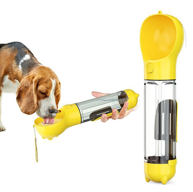 3-in-1 Portable Dog Water Bottle & Feeder