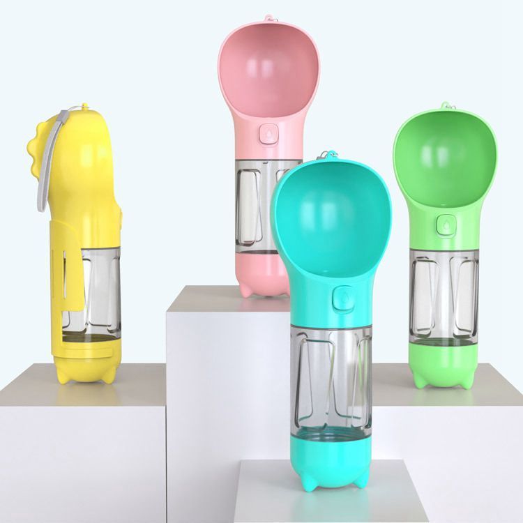 3-in-1 Portable Dog Water Bottle & Feeder
