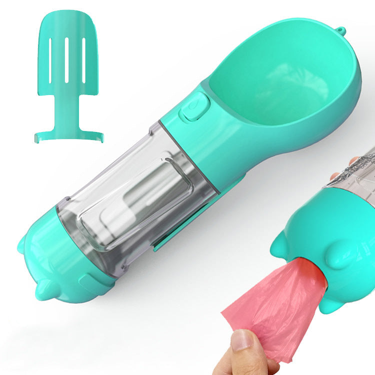 3-in-1 Portable Dog Water Bottle & Feeder