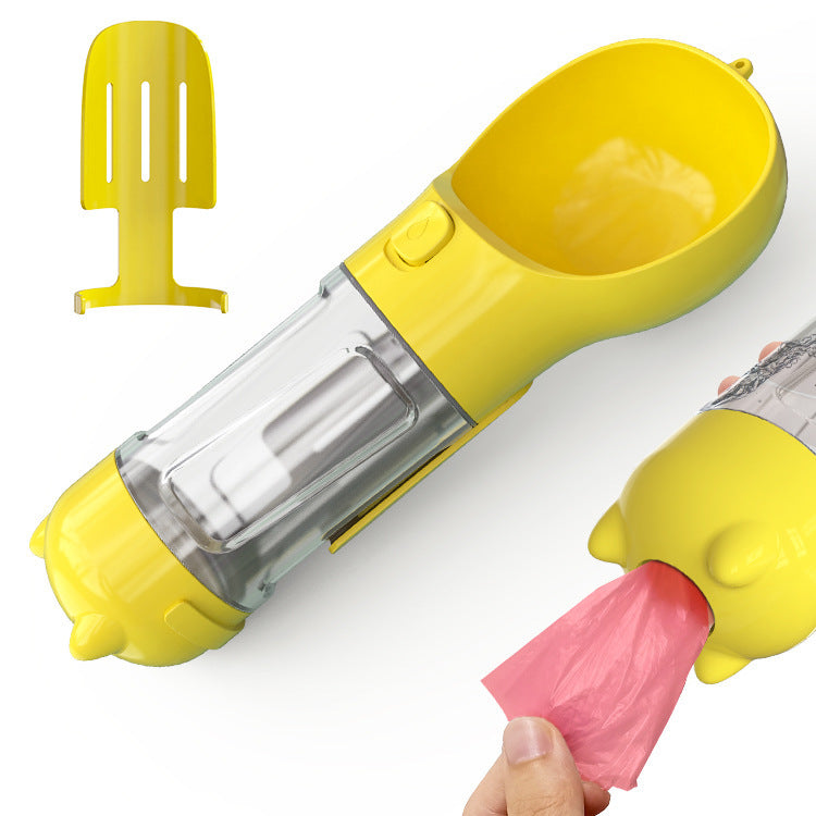 3-in-1 Portable Dog Water Bottle & Feeder
