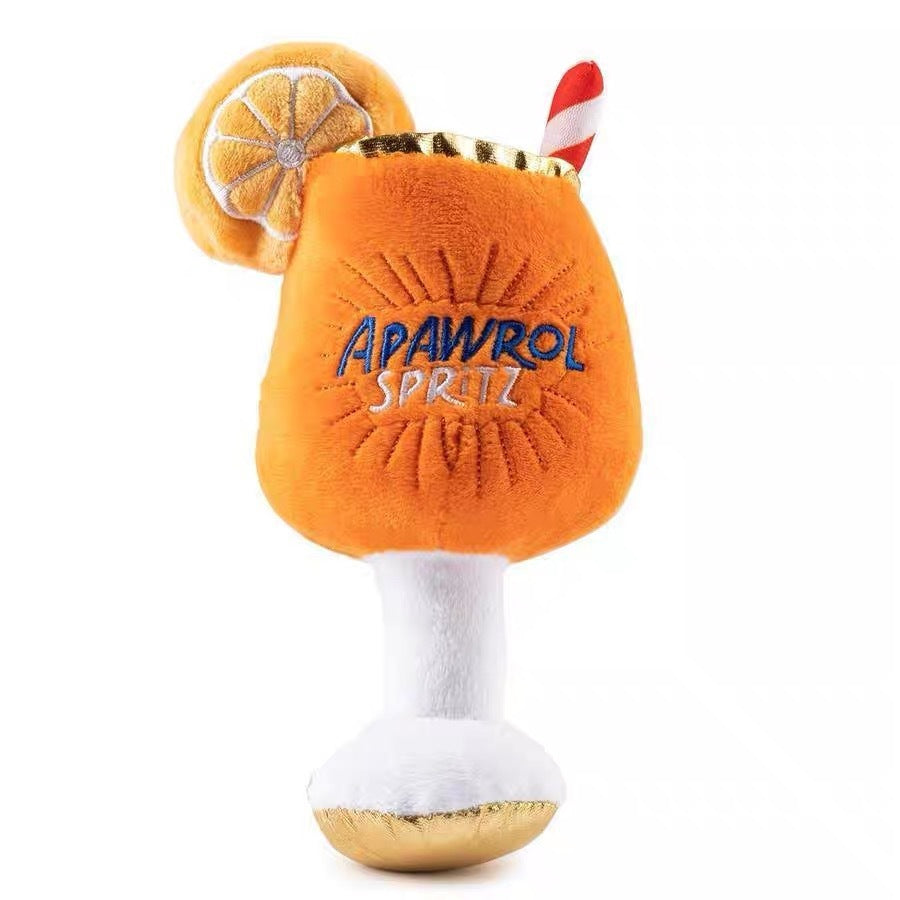 Cocktail Squeaky Toy